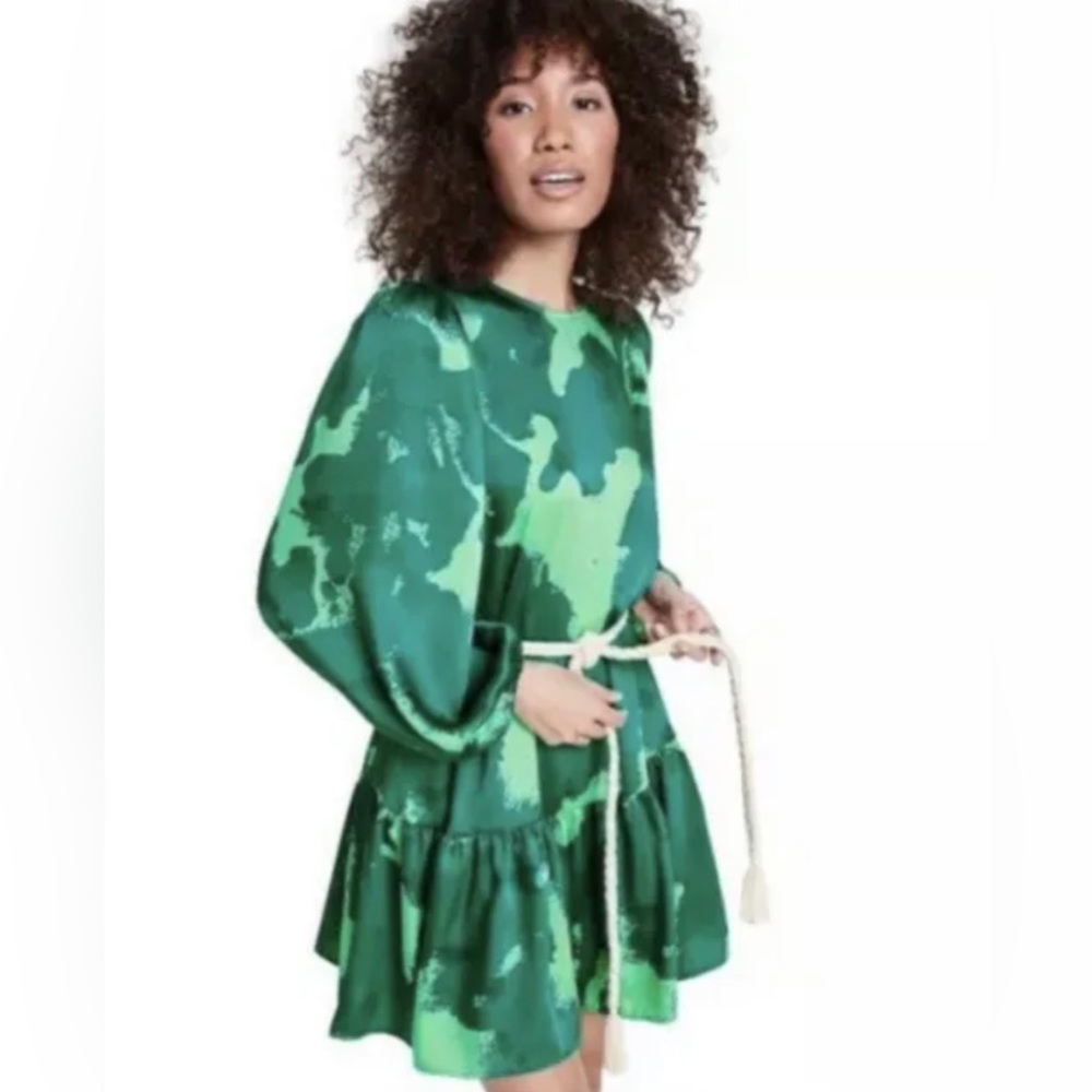 ALEXIS FOR TARGET GREEN DRESS SIZE LARGE